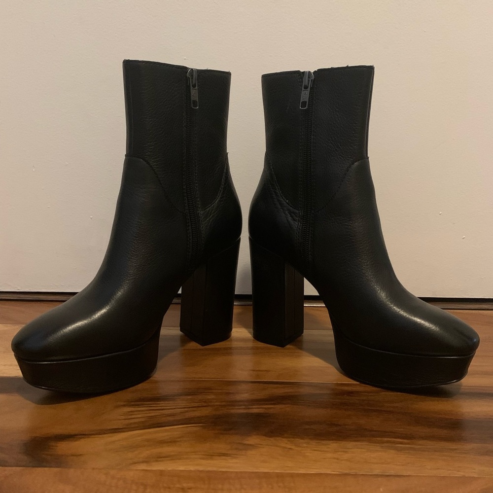 NEW ASH Black, Platform Ankle Boots. - Picture 8 of 12